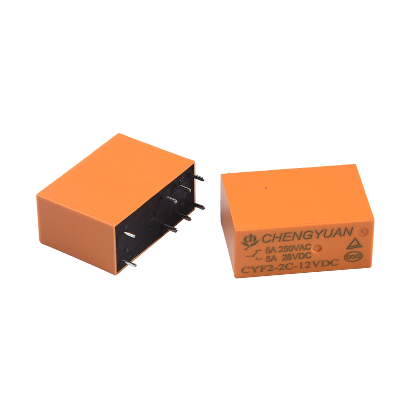 CYF2 릴레이, DPDT 릴레이, JQX-14F,5A 250VAC 릴레이,8A 릴레이,8PIN PCB 0.54W 릴레이.14F 전원 릴레이