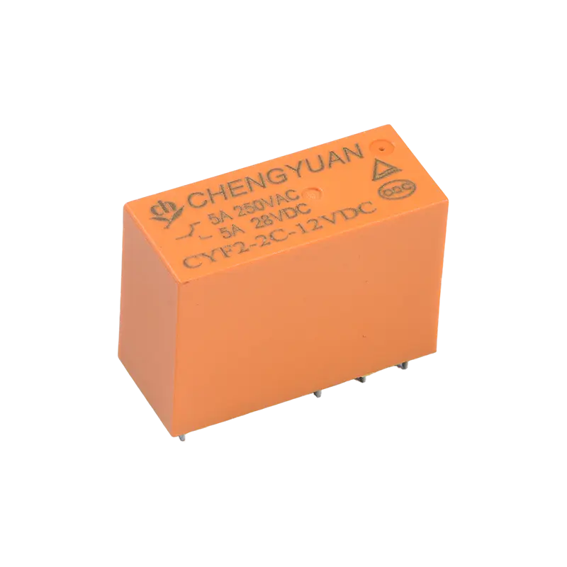 CYF2 릴레이, DPDT 릴레이, JQX-14F,5A 250VAC 릴레이,8A 릴레이,8PIN PCB 0.54W 릴레이.14F 전원 릴레이