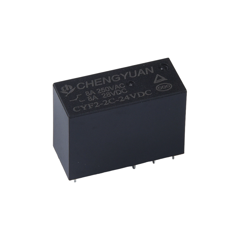 CYF2 릴레이, DPDT 릴레이, JQX-14F,5A 250VAC 릴레이,8A 릴레이,8PIN PCB 0.54W 릴레이.14F 전원 릴레이
