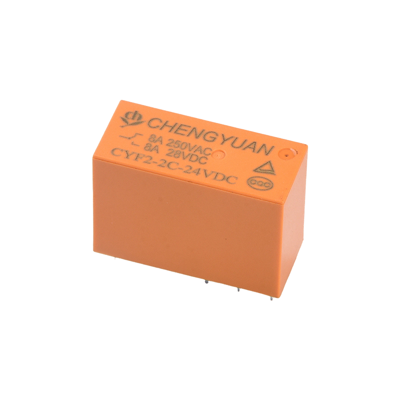 CYF2 릴레이, DPDT 릴레이, JQX-14F,5A 250VAC 릴레이,8A 릴레이,8PIN PCB 0.54W 릴레이.14F 전원 릴레이