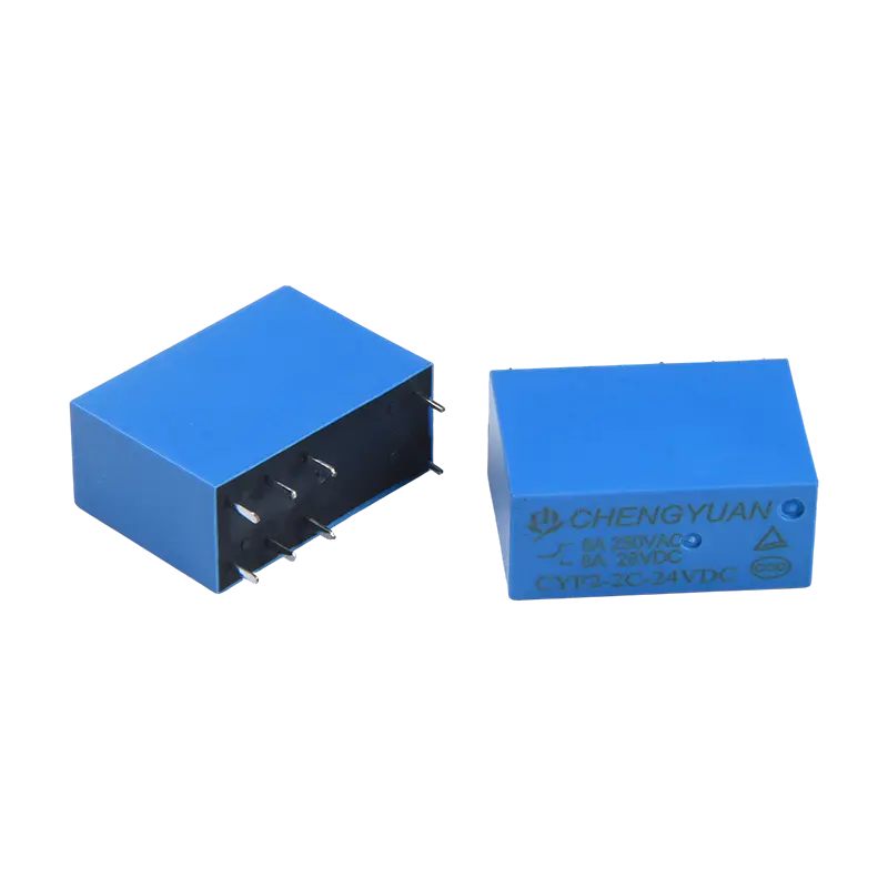 CYF2 릴레이, DPDT 릴레이, JQX-14F,5A 250VAC 릴레이,8A 릴레이,8PIN PCB 0.54W 릴레이.14F 전원 릴레이