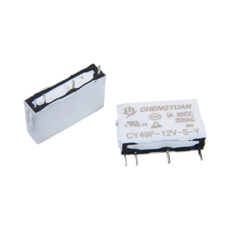 CY49F 릴레이, 슬림 파워 릴레이, 49F 릴레이, 신호 릴레이, 4PIN PCB 5A 0.12W 소형 릴레이.