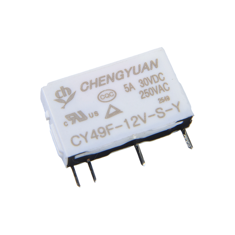 CY49F 릴레이, 슬림 파워 릴레이, 49F 릴레이, 신호 릴레이, 4PIN PCB 5A 0.12W 소형 릴레이.