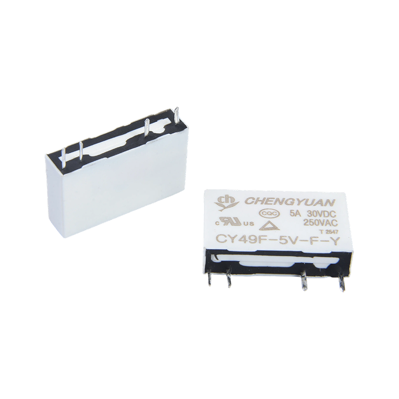CY49F 릴레이, 슬림 파워 릴레이, 49F 릴레이, 신호 릴레이, 4PIN PCB 5A 0.12W 소형 릴레이.