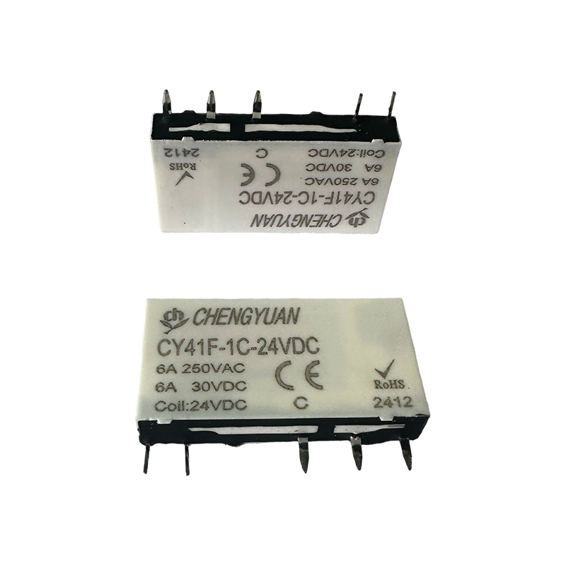 CY41F 릴레이, 슬림 파워 릴레이, 41F 릴레이, 신호 릴레이, 5PIN PCB 6A 소형 릴레이.