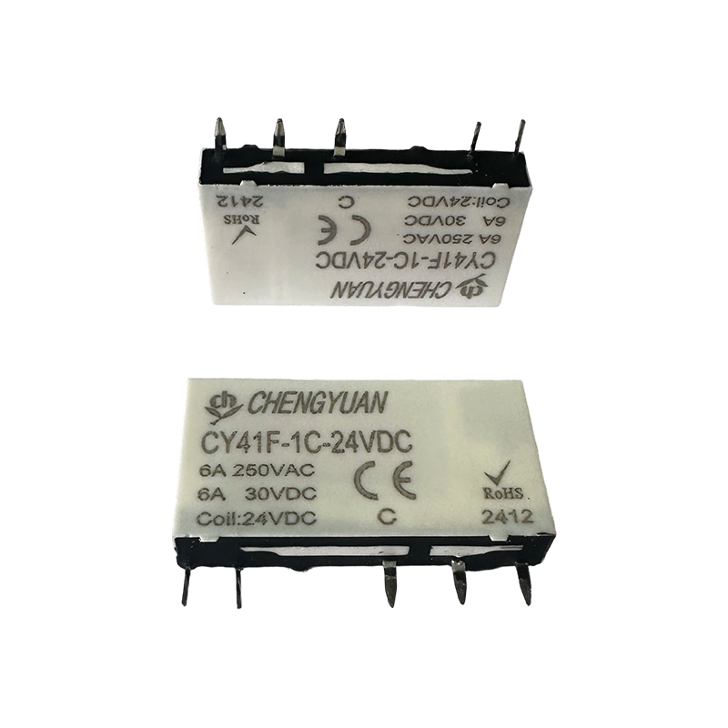 CY41F 릴레이, 슬림 파워 릴레이, 41F 릴레이, 신호 릴레이, 5PIN PCB 6A 소형 릴레이.