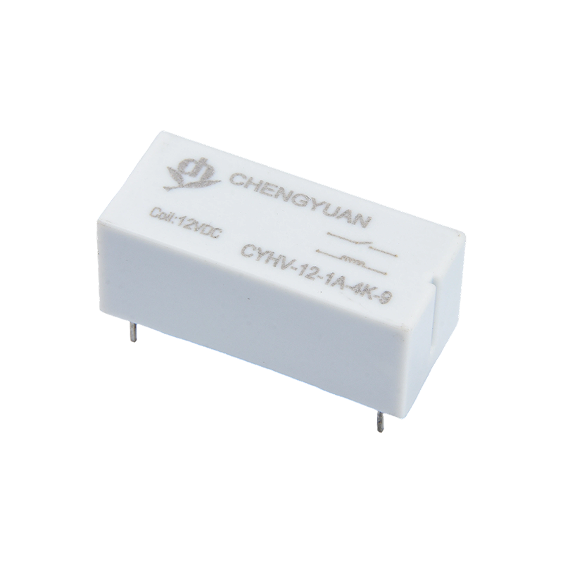 CYHV 계전기, 소형 고전압 건식 스프링 계전기, 4KV,6KV PCB 마운트 리드 계전기.