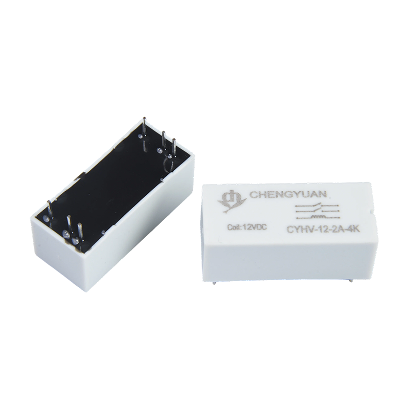 CYHV 계전기, 소형 고전압 건식 스프링 계전기, 4KV,6KV PCB 마운트 리드 계전기.